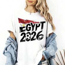 France 2026  Supporter T-Shirt, Football Fan T-Shirt With French Flag, 2026 World Cup Supporter Shirt, Gift For The French National Team. Women's T-Shirts - 白色 13 - 查看 6