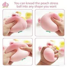 1 Đồ chơi bóp hình quả đào mềm mại, Đồ chơi giảm căng thẳng cho người lớn, Mềm mại và dễ bóp, Bóng bóp có độ đàn hồi cao, Đồ chơi bóp tay giảm căng thẳng, Đồ chơi bóp giảm áp lực vui nhộn, Đồ chơi bóp giảm căng thẳng cho người lớn, Đồ chơi bóp giảm căng thẳng kích thích giác quan, Thư giãn văn phòng, Mềm mại và bông xốp, Dễ bóp, Đồ chơi bóp giảm căng thẳng này có thể giúp bạn giảm căng thẳng trong cuộc sống hàng ngày, Thích hợp cho các trò chơi và quà tặng trong các bữa tiệc, cũng có thể được sử dụng làm quà tặng hoặc quà lưu niệm trong các bữa tiệc. - A - Xem 7