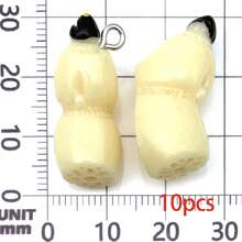 10/20 Stücke süße Harz Gemüse und Obst Charms, realistische Simulation Lebensmittel Harz Anhänger für DIY Armband Halskette Ohrringe Schmuckherstellung Handwerk Accessoires - Verschiedenfarbig - Übersicht 18