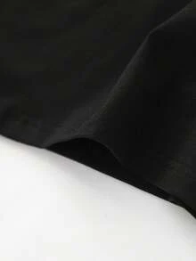 Women's T-Shirt: An Interesting Short-Sleeved T-Shirt With A Biker Girl Print, A Casual And Modern T-Shirt For Women, A Stylish And Unique T-Shirt With A Comfortable Round Neck Print, A Suitable T-Shirt For Gifting, A Comfortable And Breathable Sports T-Shirt For Women. - 黑色 - 查看 6