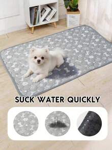 Almohadillas para mascotas lavables y reutilizables - Almohadillas de entrenamiento para cachorros y gatitos de 4 capas impermeables y absorbentes, adecuadas para el piso, el sofá, la cama, la cerca, el automóvil, aptas para perros y gatos pequeños/medianos/grandes, mantengan a sus mascotas limpias y cómodas - Multicolor - Ver 15