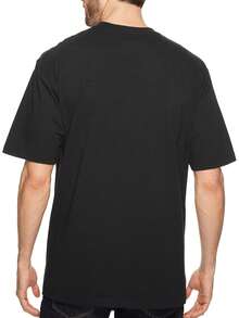 Men's Christian Faith T-Shirt - Religious Print T-Shirt "God Wants Full Custody, Not Just Weekend Visits" - Plus Size Casual T-Shirt, Suitable For Church, Daily Wear And Special Occasions, Church Clothing, Modern Fashion, Breathable Material, Short Sleeve T-Shirt - 黑色 - 查看 2