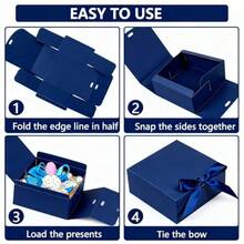 Gift Wrap Boxes - Blue - View 6