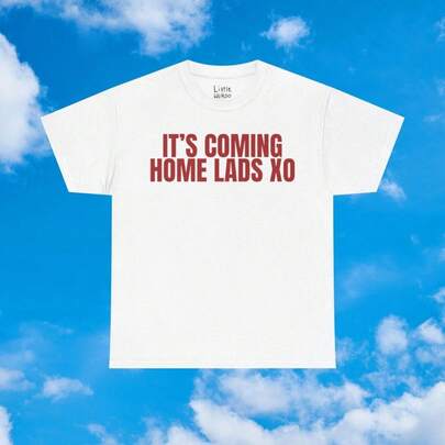 It's Coming Home Lads England Baby Tee |   It's Coming Home Shirt |   Funny England Top |   Women's Football Outfit |   World Cup Oversized Tee
