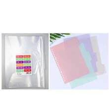 Carpeta de documentos de examen estudiantil de 20 páginas A3, bolsa de archivo transparente de varias capas - Bolsa para guardar documentos de 20 páginas - Ver 11