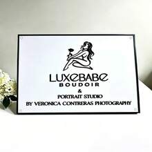 Personalized Rectangular 3D Acrylic Business Logo Sign, Backlit Salon Name Sign, Office Wall Decor Sign, Frosted Small Business Sign, Custom Business Sign | Custom Acrylic Sign | Business Logo Sign - Multicolor - View 12