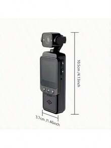 4K HD Video Recording Camera, Action Camera - Portable, Clip-On, Rechargeable, Vlogging Camera, 4K Handheld Stabilizer Pocket Action Camera Gimbal | 4K Handheld Stabilizer | 270° Viewing Angle, Full Body Camera, 1080P, Motion Stabilization, Perfect For Video And Recording, Perfect For Life And Travel - Ver 4