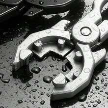 1件装三合一阀门扳手兼开瓶器 - 可调节棘轮机构、开瓶器、气罐阀门调节器、舒适握柄设计、外观优雅、精准棘轮机构 - 多功能气罐扳手 - 专业扳手、舒适手柄、丙烷阀门扳手、阀门紧固工具、便携式阀门扳手 - 多功能氣管扳手 - 查看 2