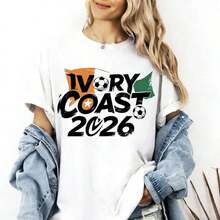 France 2026  Supporter T-Shirt, Football Fan T-Shirt With French Flag, 2026 World Cup Supporter Shirt, Gift For The French National Team. Women's T-Shirts - 白色 19 - 查看 6