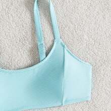 Conjunto de bikini de 26 piezas de alta gama para mujer, traje de baño de secado rápido para aguas termales. - azul claro - Ver 5