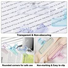 8pcs Acrylic Chip Clips , Transparent Airtight Bag Clips For Food Storage, Reusable Kitchen Clips For Snack Bags Potato Chips Cereal, 8 Colors Available - Random Color - View 6