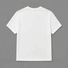 Soft Women's Casual Printed T-Shirt, Short Sleeve, Crew Neck, Spring/Summer Local Urban Fashion. New Summer Women's T-Shirt, Casual And Comfortable Crew Neck Top - 白色的 - 查看 4