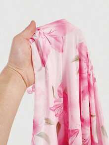Women Midi Dresses - Rose - View 5