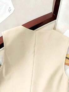 Camiseta sin mangas casual para mujer de talla grande, adecuada para fiestas, reuniones, calle, estilo chino, resort, Día de San Patricio, Pascua, Día de San Valentín, Acción de Gracias, Navidad, cómoda, versátil, estilizadora, primavera/verano, Dí - Albaricoque - Ver 3