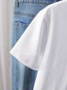 Camiseta casual para mujer, gris, nuevo diseño de verano, cuello redondo, estampado de cerezas dulces, diseño gráfico, estilo estudiantil, ajuste versátil minimalista, adecuado para uso diario, al aire libre, viajes, cómodo, esencial para mujeres - Blanco 2 - Ver 4