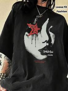Women T-Shirts - Black - View 2