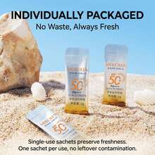 30Pcs/Box SPF50+PA++++ High Protection Sunscreen, Single Pack Sunscreen Lotion, Waterproof And Sweat-Resistant Face Protection Cream, Anti-Sun, Refreshing Without White Cast, Moisturizing, Portable Travel Sunscreen, Suitable For Outdoor Sports - Yellow - View 7