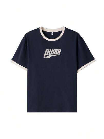 Puma 2026 夏季轻松里程短袖圆领T恤，轻盈舒适休闲运动短袖T恤，男女通用