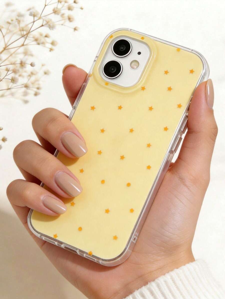 Y2K Cute Star Soft Gel Phone Case Compatible With IPhone 17Pro Max, 17Pro, 17Air, 17, 15, 16 Pro Max, 14 Pro, 13, 12, 11, Glossy Soft Shell Gift - 型號1(1台) - 查看 1