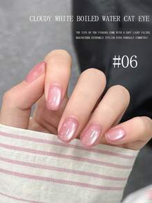 MISS SHAKA 10ml Summer Nails White Pink Grey Boiling Water Glass Bead Cat's Eye Gel Nail Polish Glue 2026 Popular Whitening Ice Transparent Silk Glass Beads For Nail Salon Home DIY Vacation Nail Supplies - Multicolor - View 17