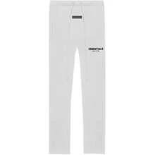 Fear Of God Essentials SS22 Menswear Men's Relaxed Fleece-Lined Sweatpants - Light Oatmeal (Beige) Plain Trouser - 淡燕麥片 - 查看 6