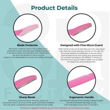 3/6pcs Portable Mini Eyebrow Razors, Fine Safety Mesh Blades, Trim Eyebrows Without Hurting Skin, Macaron Non-Slip Handle, Compact Head Design, Suitable For Daily Makeup Lovers, Beginners, Travelers, Home Grooming, Makeup Prep, Travel Touch-Ups, With Protective Blade Cap, Long Non-Slip Handle, Eyebrow Razor, Eyebrow Razor, Eyebrow Razor, Eyebrow Razor, Eyebrow Razor, Eyebrow Razor, Eyebrow Razor, Eyebrow Razor, Eyebrow Razor - Eyebrow Trimmer - View 8