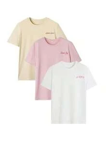 Single Item, Not A 3-Piece Set. Set Of 1. Set Of 1 Short-Sleeved T-Shirt With "Summer Girl" Prints, Tropical Fruits And Pink Orchids, Sweet And Edgy Style, Ideal For Beach Trips, Terrace Parties, Summer Music Festivals And Everyday Casual Outings. Y2k T-Shirt Shirt - 白色 - 查看 3
