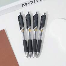 0.5毫米子弹头按动式圆珠笔，黑色碳素墨水笔，适用于书写、办公和商务用途 - 8支裝 - 查看 4