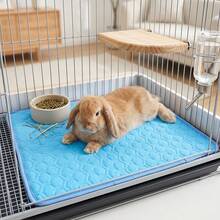 1pc Absorbent, Breathable& Washable Small Pet Sleeping Mat, LightweightHamster And Rabbit Cage Nest Mat, Non-Slip Pet Bedding Cage Cushion For Cats, Dogs,Puppy & Small Pets In All Seasons - View 4