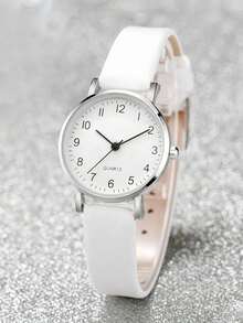 Conjunto de Reloj y Joyas Estilo Gota de Agua Minimalista, Combinación Versátil de 5 Piezas para Uso Diario y Desplazamientos - Multicolor - Ver 8