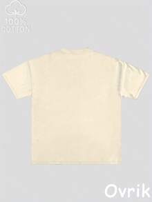 Camiseta de hombre de algodón puro con cuello redondo, de manga corta, estilo casual de verano, adecuada para actividades al aire libre y estilo deportivo, ideal como regalo de Halloween, regalo de Acción de Gracias, regalo de Navidad, regalo para días festivos, ropa casual, corte holgado, tela transpirable, material suave, camiseta estampada, camiseta básica, regalo para hombre, blusas elegantes dama. - Albaricoque - Ver 2