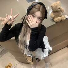 Women Skirts - [Three-piece Set] Cardigan + Camisole + Mini Skirt (with Ribbon) - View 12