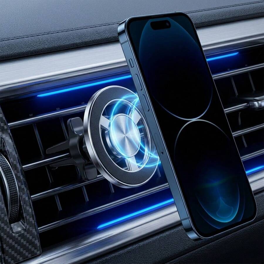 Magnetic Car Phone Holder, Installed On Air Vent, Strong Magnet Provides Stable Support, Compatible With Multiple Phone Models, A Wonderful Navigation Holder - JY33 - View 1