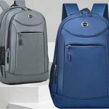 Mochila de gran capacidad con múltiples compartimentos, bolsa de portátil de nailon, mochila versátil para estudiantes y viajeros, mochila de ocio y viajes al aire libre, Y2k - Multicolor - Ver 11