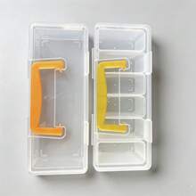 7件套（1个大盒子+6个小盒子），带盖，分层设计，密封性好，PP材质食品收纳盒，可拆卸调料罐，适用于存放香料、调味料、佐料，用途广泛，可用于厨房收纳、食品储存，是居家厨房、节日聚会、户外露营的理想之选 - 桌面调料罐 - 黃色 - 查看 11