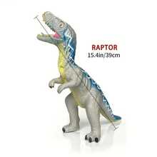 Juguete de dinosaurio de goma suave para niños (una sola pieza)-Tirannosaurus/Raptor/Acanthosaurus/Pterodactilo/Triceratops/Brachiosaurus, regalo para niños - Acanthosaurus - Ver 10