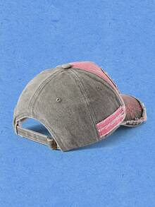 Popjeli 1 pieza Gorra de béisbol bordada 1969, diseño de color contrastante de moda y casual, estilo unisex y de pareja - Multicolor - Ver 3