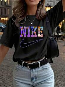 Women T-Shirts - Black - View 6