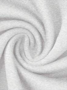 Domestic Shipping 200g Pure Cotton T-Shirt 2026 Summer New Collection Print Pattern Women's Round Neck Half Sleeve Casual Style Couple Wear - Light Grey - View 7