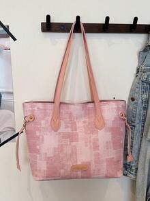 Large Capacity Handbag For Women, New Arrival Minimalist Commuter Shoulder Tote Bag - Multicolor - View 9