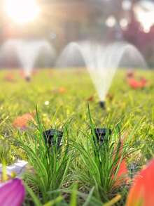 Realistic Hidden Key Sprinkler, Waterproof Key Box, Suitable For Outdoor Garden Lawns, Easy To Insert Into Garden Lawn Ground, Waterproof And Corrosion Resistant, Convenient Cash Hiding And Storage Device, Anti-Loss Storage Device. - Multicolor - View 7