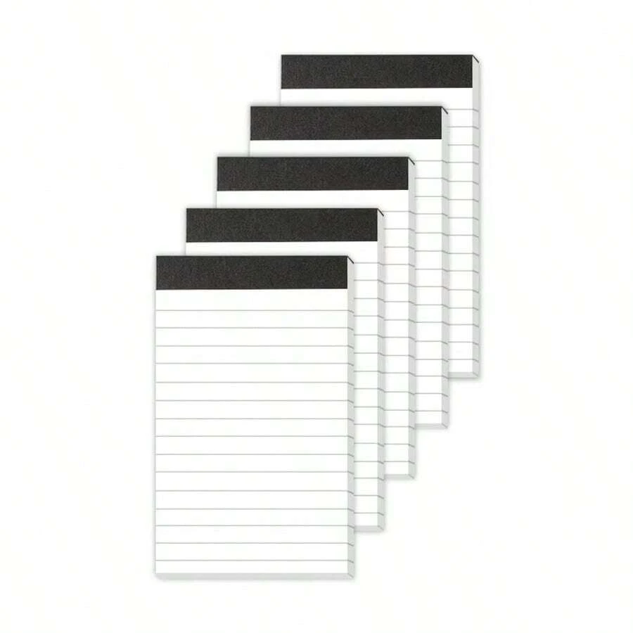 5pcs Portable Notebooks For Daily Notes, Study And Work - One Size Fits All - View 1