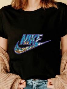 Women T-Shirts - Black - View 3