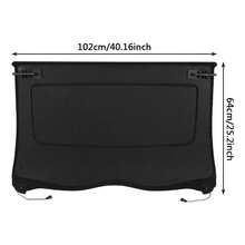 1pc 04-11 Focus MK2 Rear Cargo Divider (Classic Style) – Classic Focus Trunk Divider, Cover Plate, Partition; New Focus Divider - A - View 1