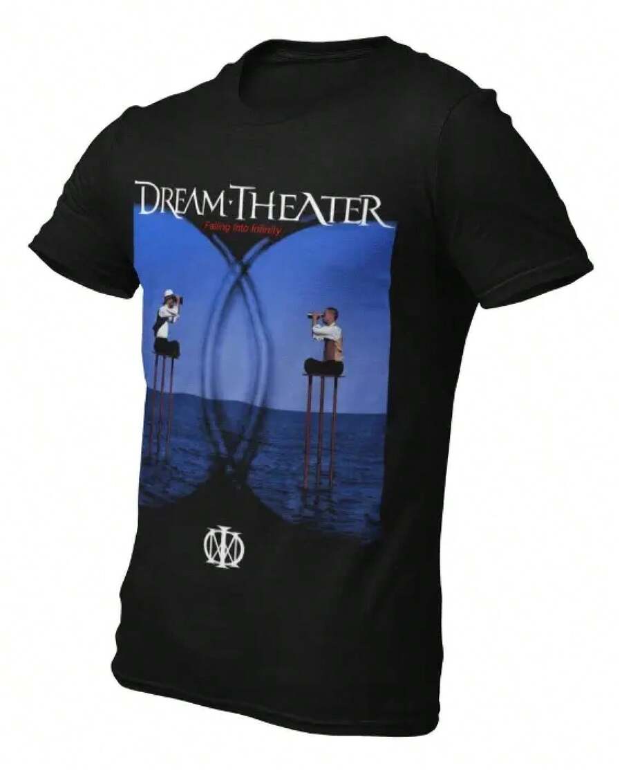 Camiseta Dream Theater Falling Into Infinity Makeup bag Beach towel Decoración para el hogar Alfombra baño Bathroom accessories Dispensador de jabón líquido - Negro - Ver 1