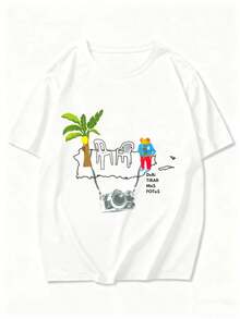 Von Bad B-Bunny Inspiriertes Coqui-Frosch-Grafik-T-Shirt, Puerto Rico Insel Sommer Streetwear, Debi Tirar Mas Fotos Schriftzug Kurzarm-T-Shirt 1 Comfortable And Stylish For All Seasons, Graphic Print Knitted Cotton T-Shirt, Machine Washable-Fashion Clothes Vatertag Geschenk,T Shirt,T Shirt,Vatertag,Tshirt Herren Maija Men Take That T Shirt Men Summer Outfits Men'S T Shirt Boyfriend Gifts Tshirts For Men Men Holiday Mens Summer Outfits Tshirts For Men Men T Shirt Men'S Holiday Clothes Men'S Shirt - trắng - Xem 7