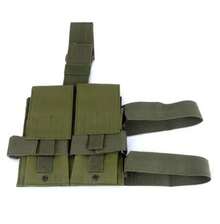 Tactical 5.56/7.62 Thigh Magazine Pouch Drop Leg Panel Mag Pouch For Outdoor Leg Mag Holder Charger Carrier - GR - View 13