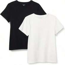 Talla Grande, Camiseta de Mujer con Estampado de Corazones y Labios - Blusa Casual de Manga Corta y Cuello Redondo, Top Elegante de Primavera Verano con Motivos de Labios y Corazones, Regalo Romántico para Novia o Esposa, Lavable a Máquina, Tejido Elástico Cómodo (En Stock) Transpirable y cómodo - Blanco - Ver 9