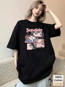 Women T-Shirts - Black - View 3