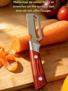 1pc Stainless Steel Plastic Handle Peeler, Multi-Function Bottle Opener With Forged Blade - For Peeling, Slicing Fruits And Vegetables | Perfect For Home Cooks And Chefs, Vegetable Slicer | Stainless Steel Blade - Forged Blade, Fruit Peeler - Multicolor - View 14